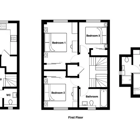 Hilltop Snug Cosy Family In Bustling Town Of In The Yorkshire Dales - Book The Combination Of And Bathrooms You Need 1-4 Bedrooms, 2 Bathrooms 招待所